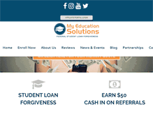Tablet Screenshot of myedusolutions.com